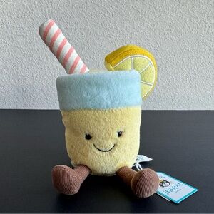 AUTHENTIC❗️New with Tags NWT - Jellycat Amuseables Lemonade Cute Plush Drink